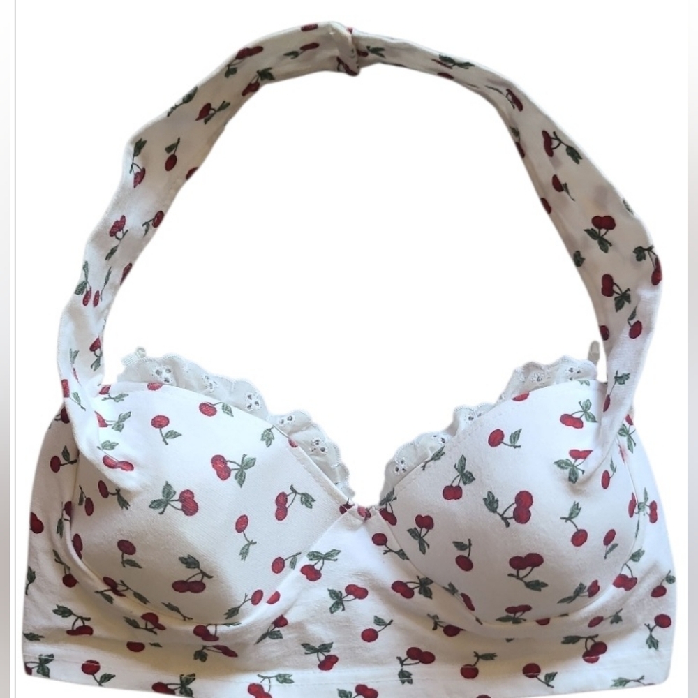 Vintage Frederick's Of Hollywood Halter Style Bra Top
